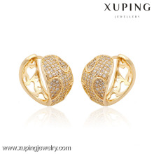 90389 - brinco quente da venda da forma da jóia de Xuping com o ouro 18K chapeado